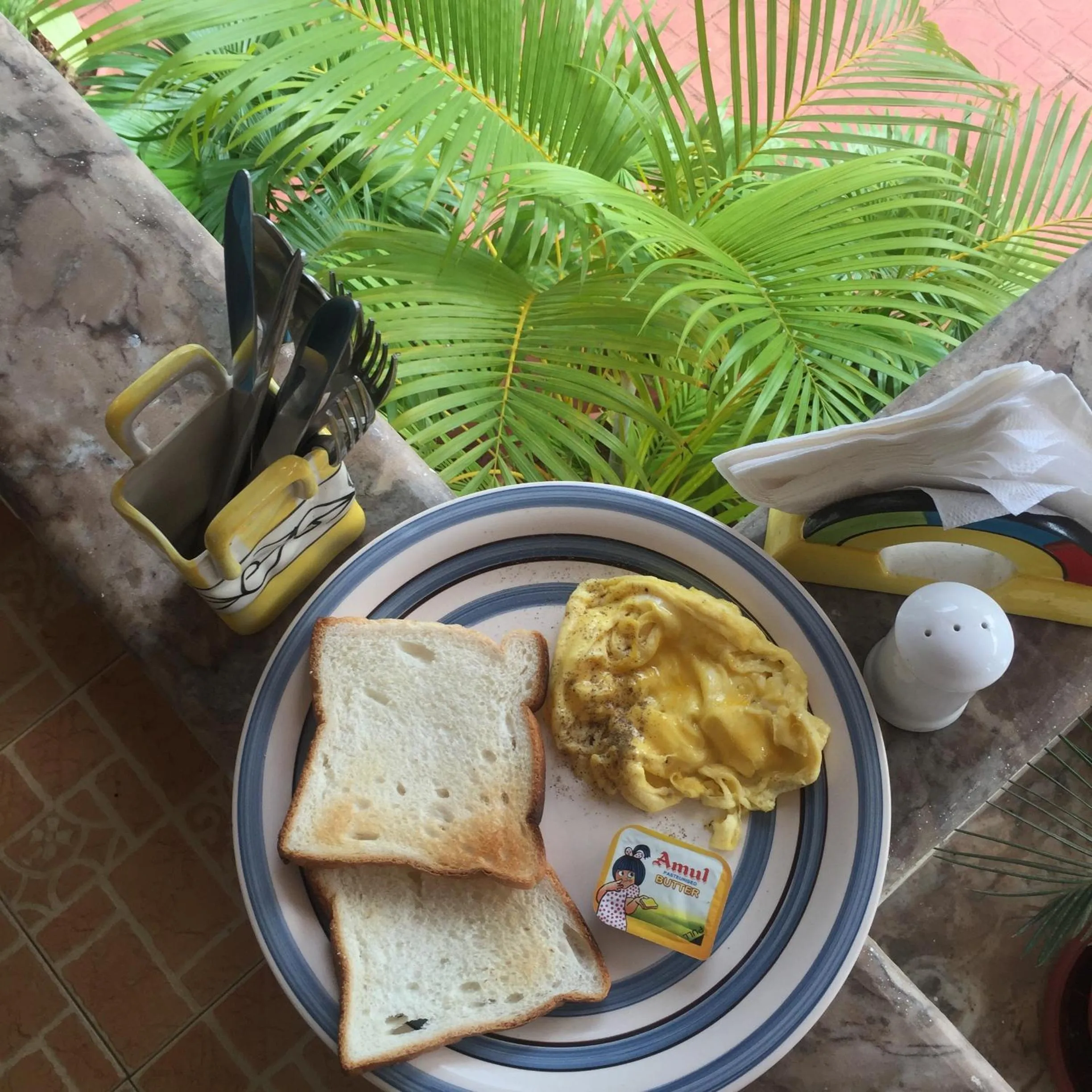 Food close-up in Villa Baywalk Goa - 200 meters from Morjim Beach