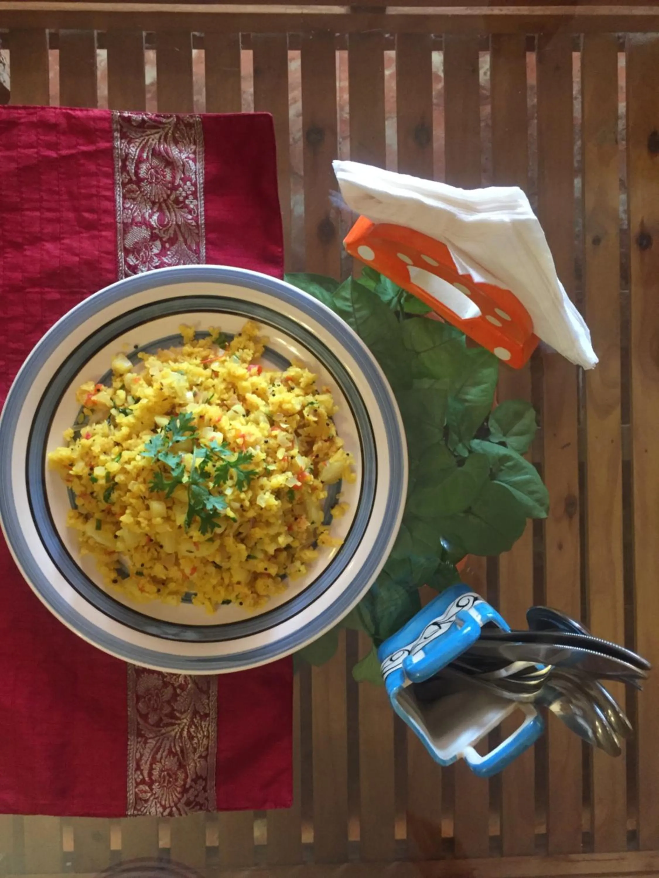 Food close-up in Villa Baywalk Goa - 200 meters from Morjim Beach