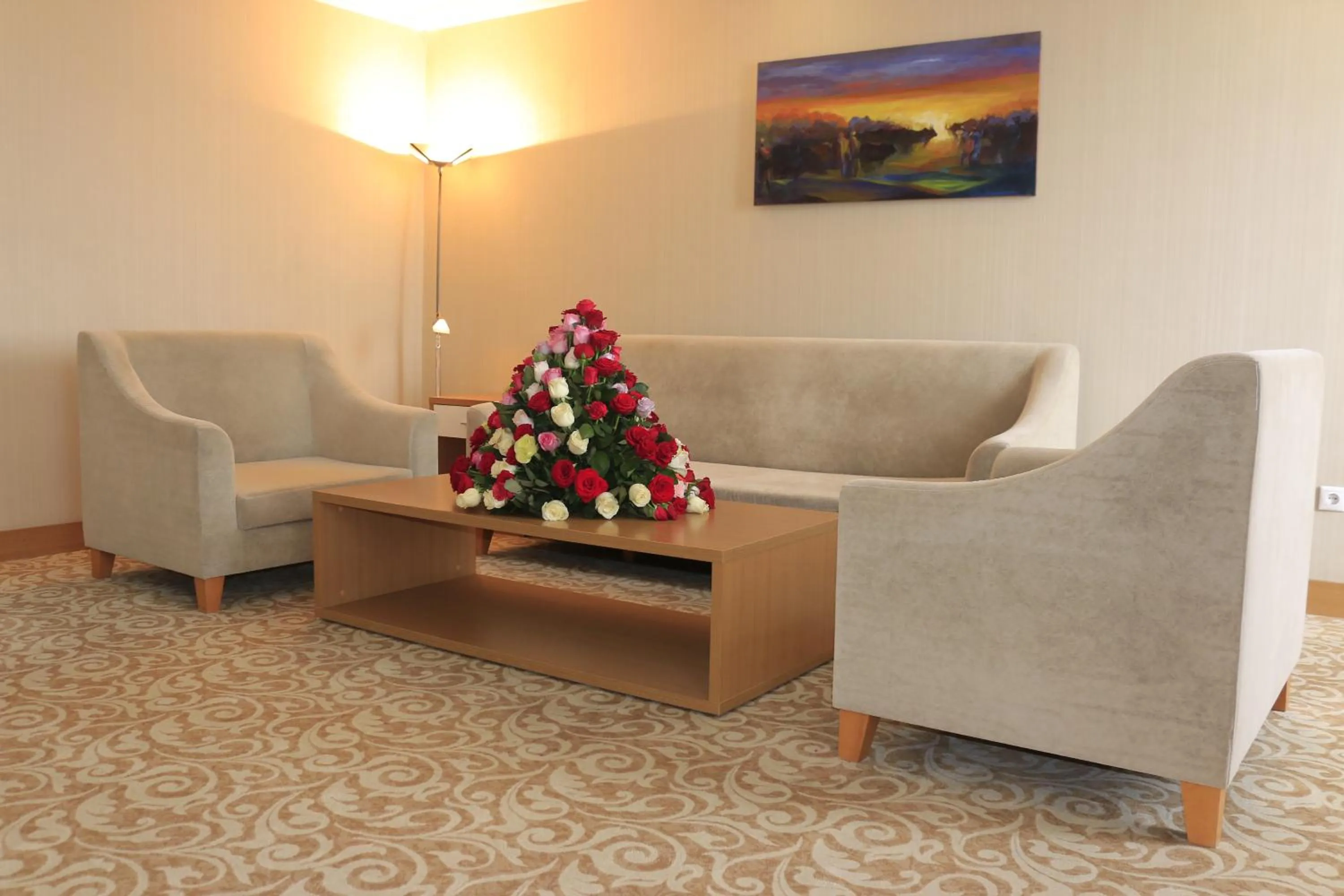 Living room in Momona Hotel