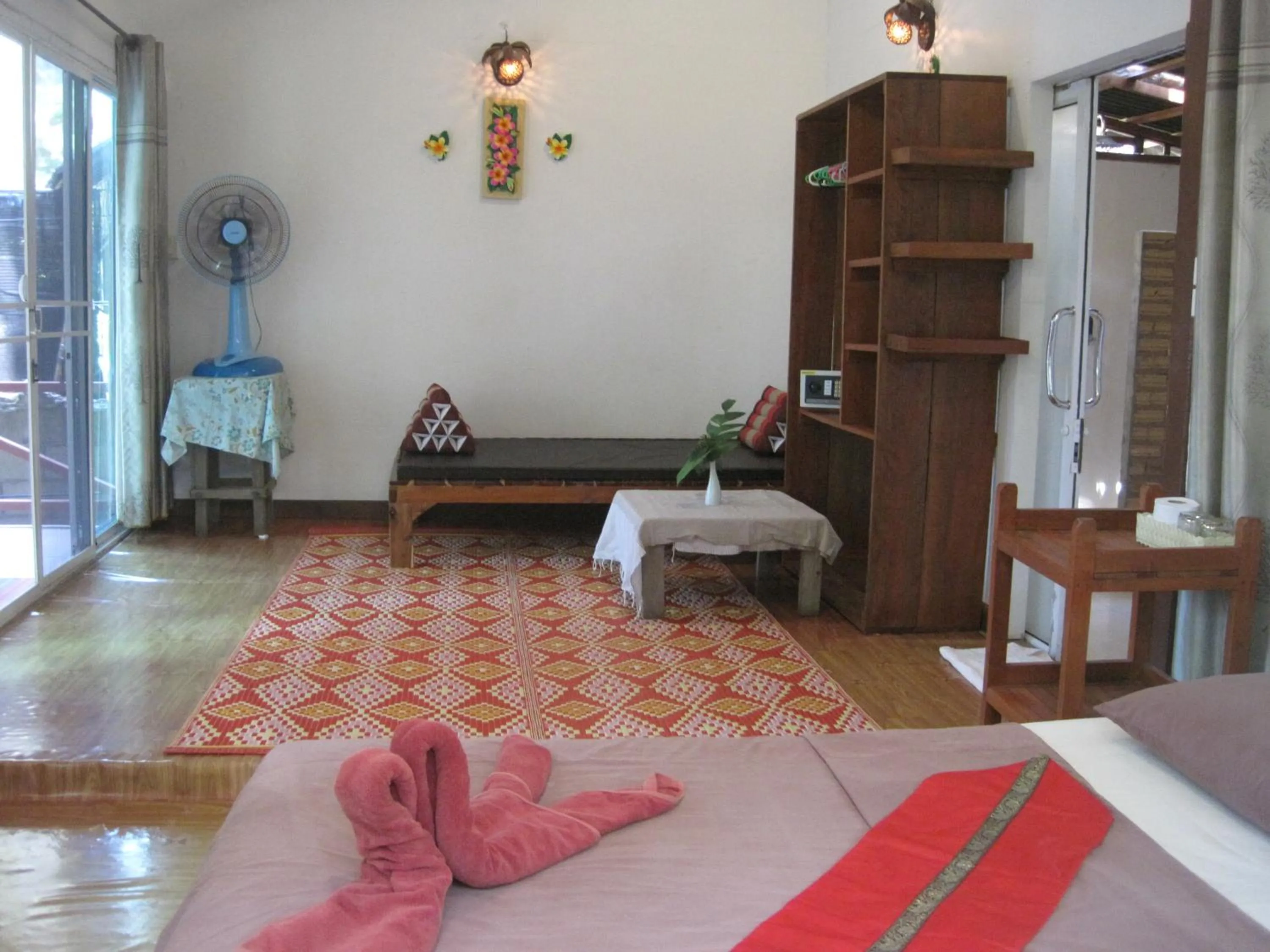 Bed in JJ Beach Resort & JJ Seafood