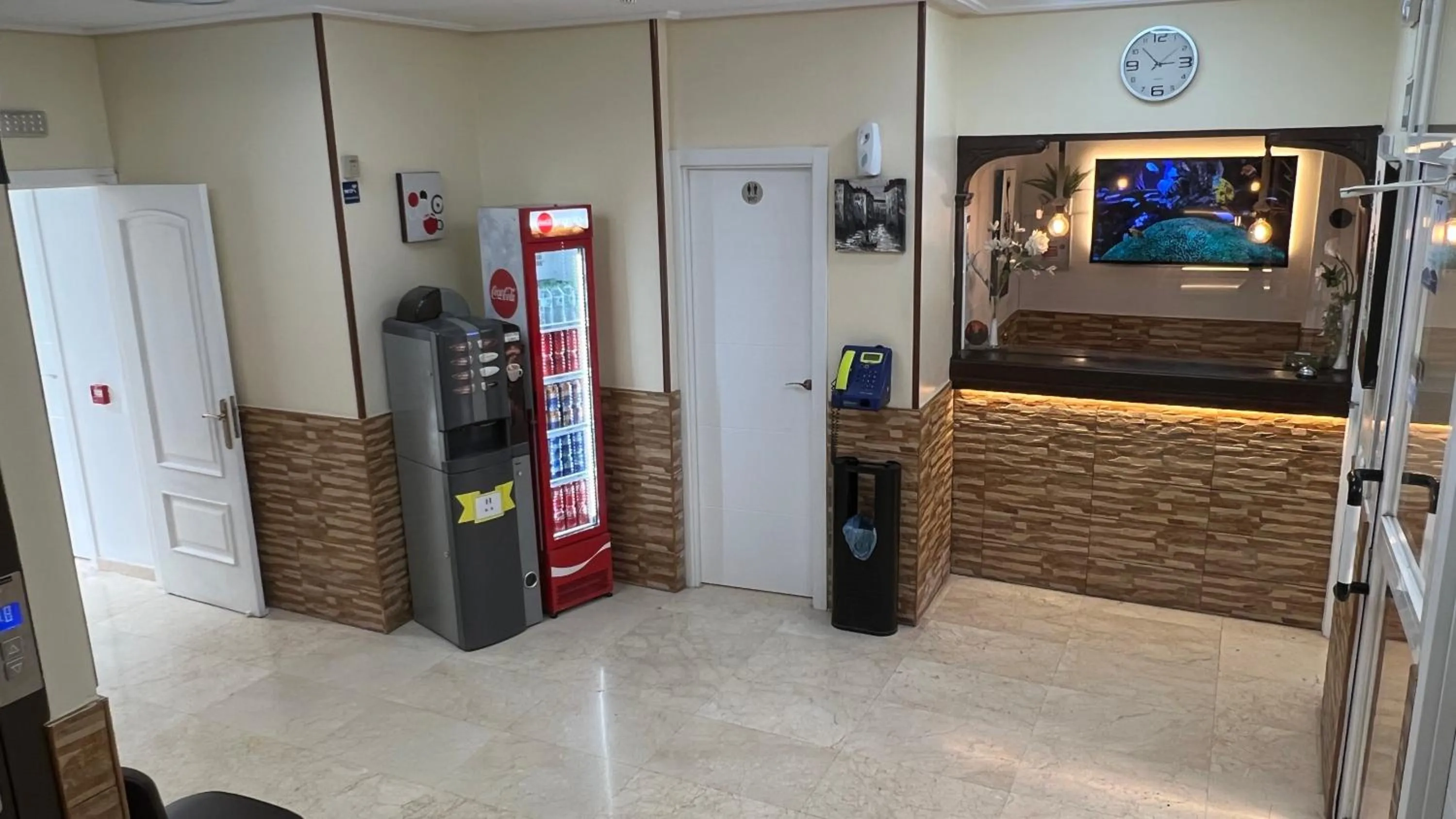 Lobby or reception in Hotel Cuatro Caños