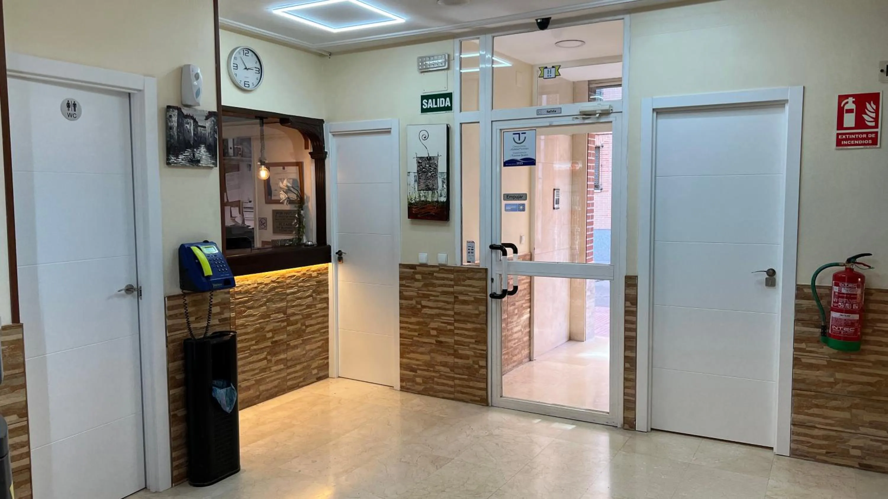 Lobby or reception in Hotel Cuatro Caños