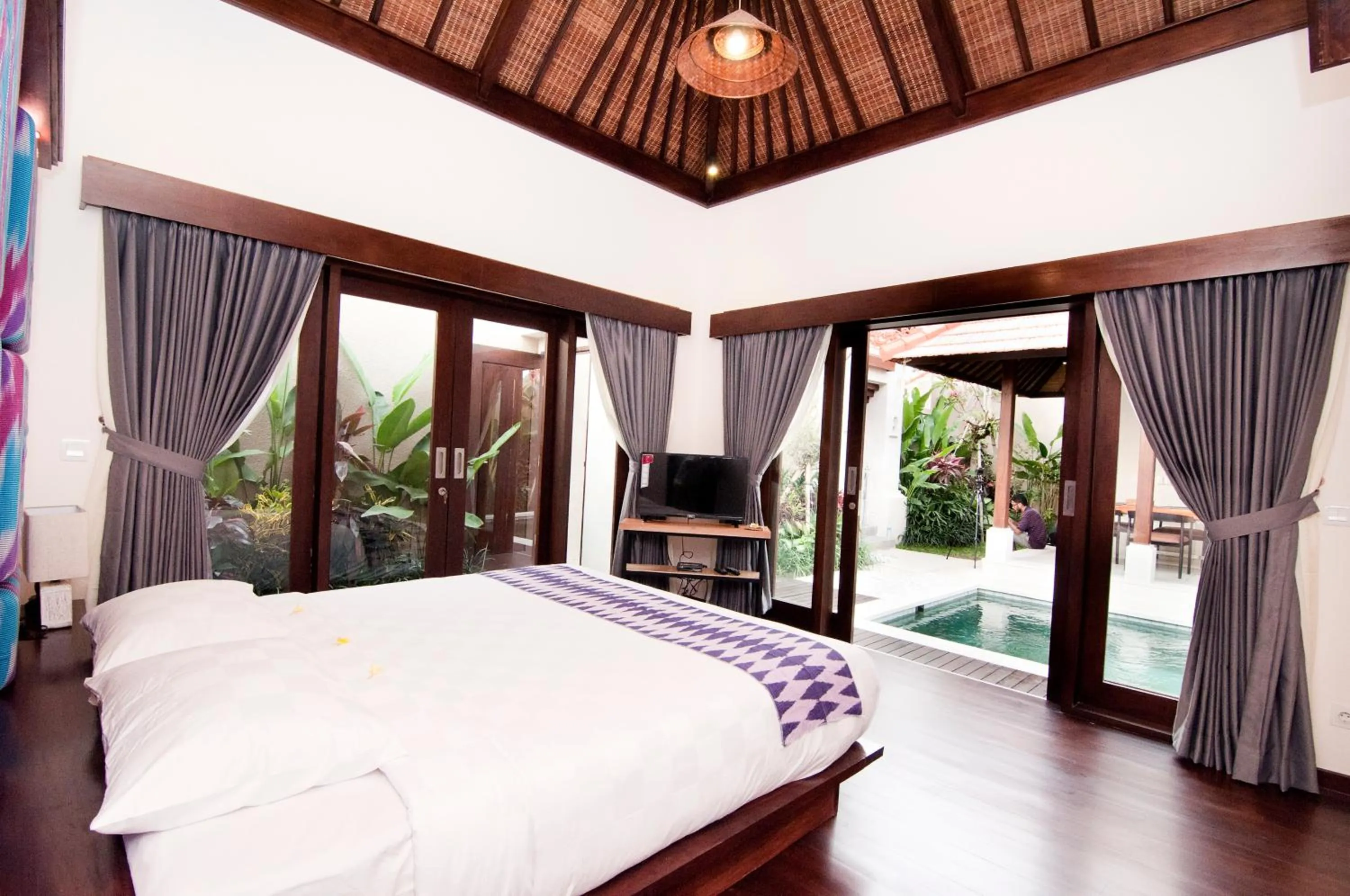 Garden, Bed in Villa Puspa