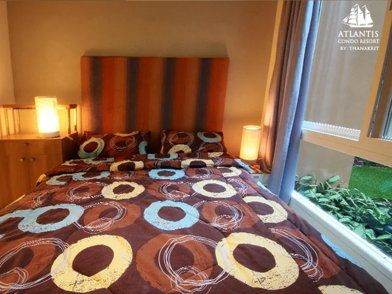 Bed in Atlantis Condo & Water Park Pattaya By the Sea