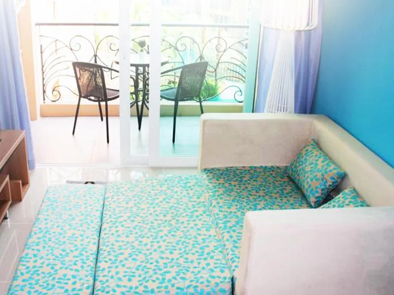 Bed in Atlantis Condo & Water Park Pattaya By the Sea