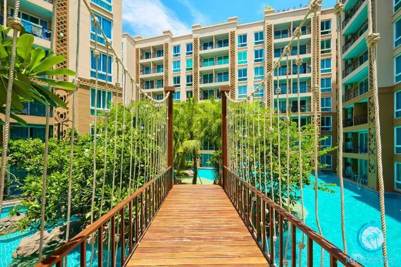 Balcony/Terrace in Atlantis Condo & Water Park Pattaya By the Sea