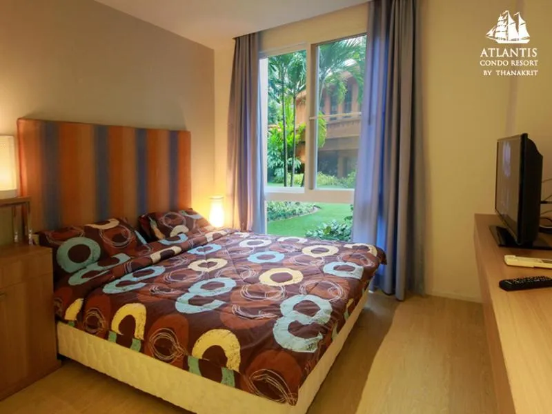 Bed in Atlantis Condo & Water Park Pattaya By the Sea