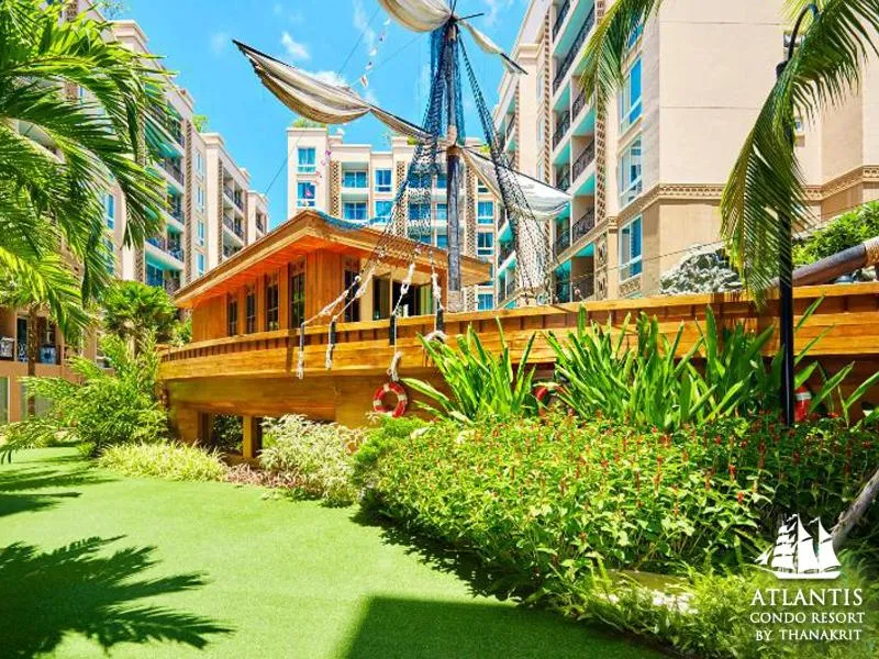 Text overlay in Atlantis Condo & Water Park Pattaya By the Sea