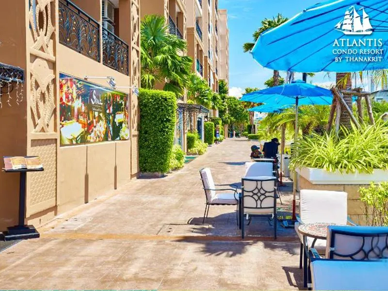 Text overlay in Atlantis Condo & Water Park Pattaya By the Sea