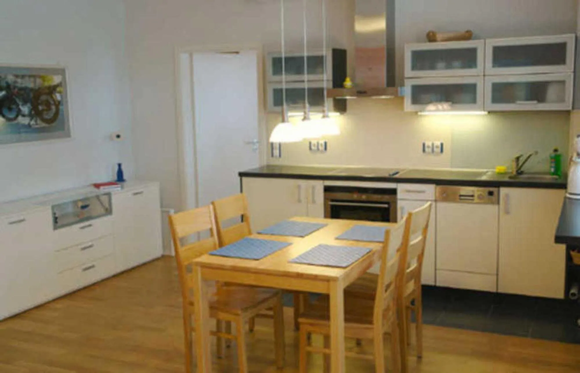 Kitchen or kitchenette in Residenz am Kurpark, Whg 6