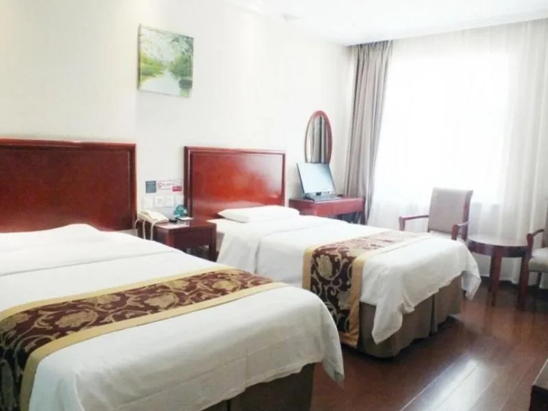 Bed in GreenTree Inn Beijing Fengtai Yungang Road Express Hotel