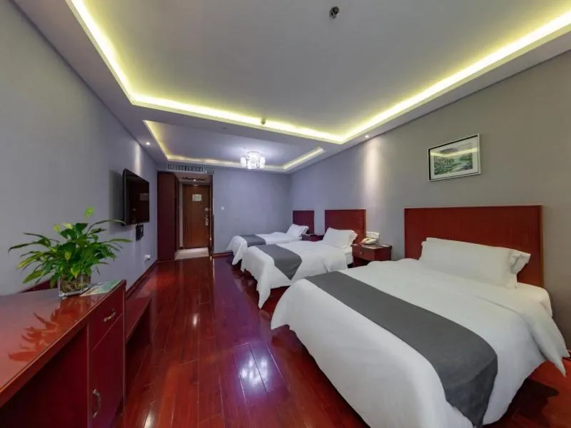 Bed in GreenTree Inn JiangSu NanJing MaQun Street NingZhi Road Shell Hotel