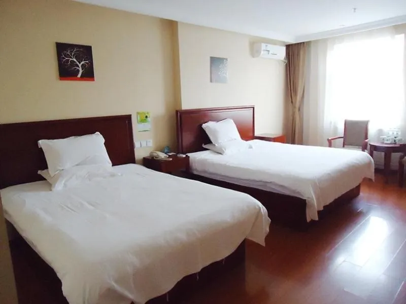 Bed in GreenTree Inn Shandong Weifang Gaomi Liqun Road Minghao Business Hotel