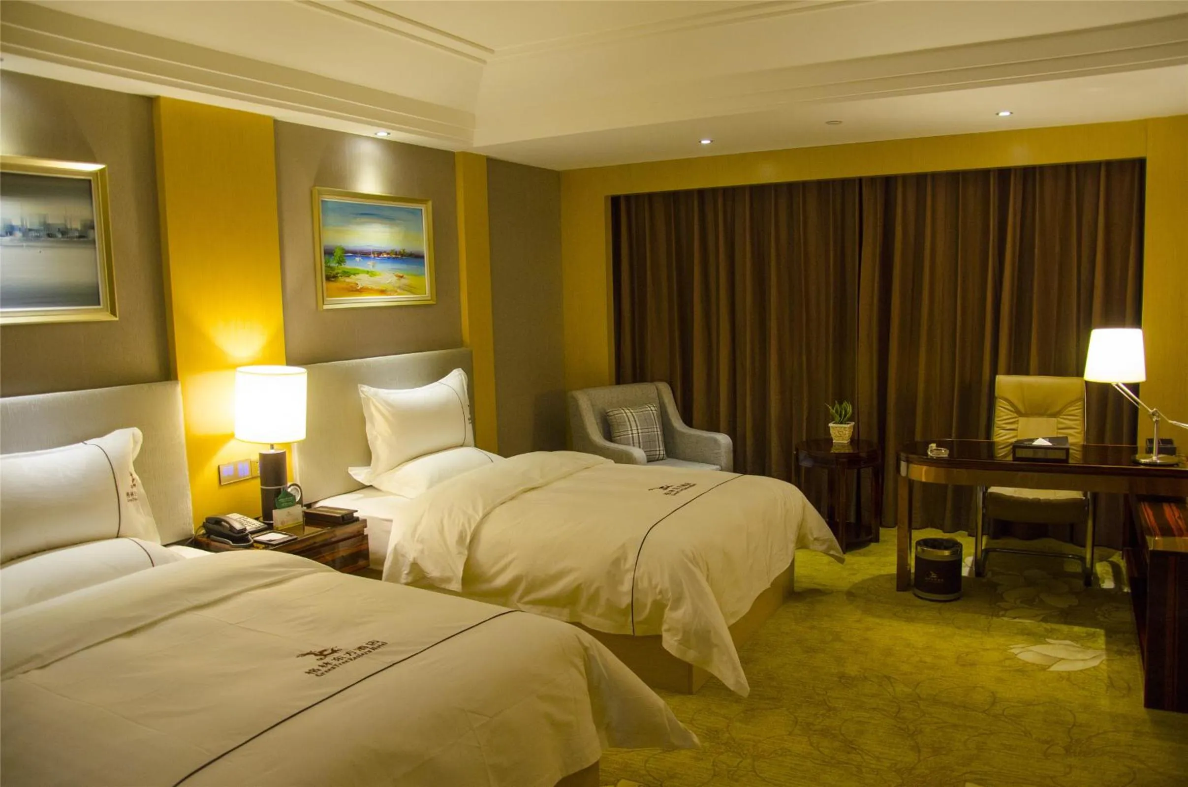 Bedroom in GreenTree Eastern Anhui Huainan Guangchang Road Hotel