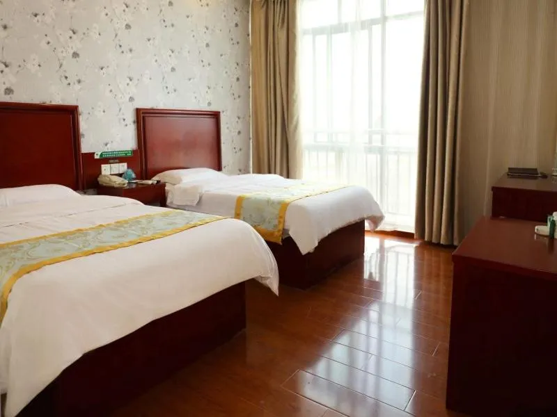 Bed in GreenTree Inn Anhui Fuyang Taihe South Xiyang Road Business Hotel