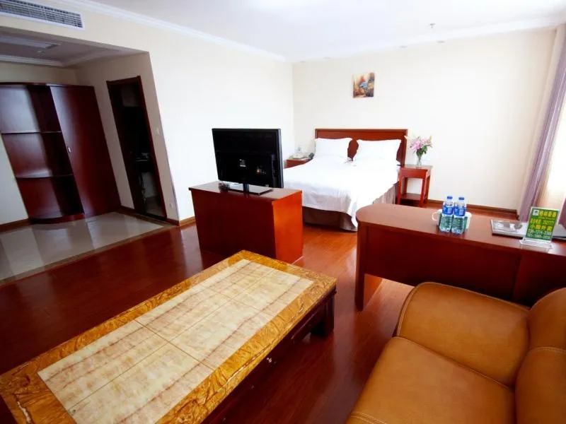Bed in GreenTree Inn Anhui Xuancheng South Zhaoting Road Business Hotel