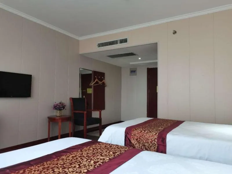 Bed in GreenTree Inn Shandong Liaocheng Town Dongchang Road Zhuanpan Business Hotel