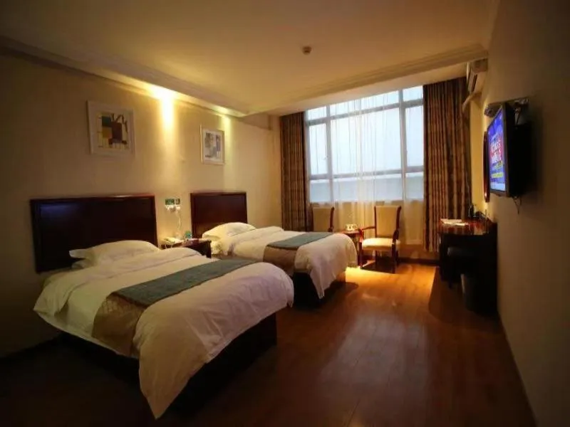 Bed in GreenTree Inn JiangSu WuXi YangJian XiHu Road Express Hotel