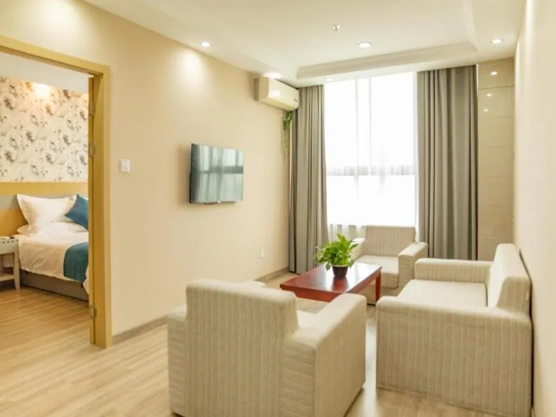 Bed in GreenTree Inn Rugao bus station