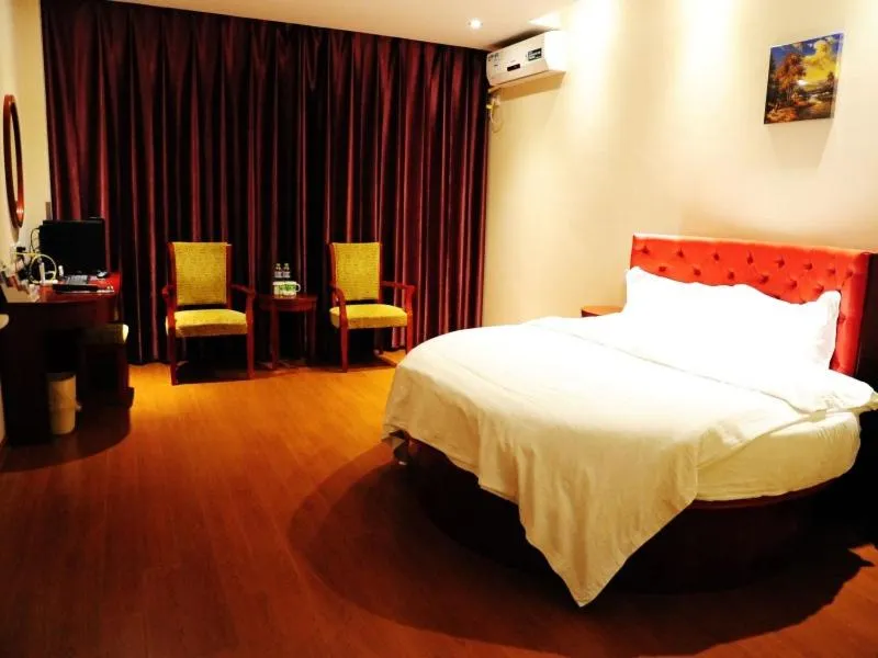 Bed in GreenTree Inn Jiangsu Yancheng Dongtai Jianggang Yingbin Road Gangcheng Avenue Business Hotel