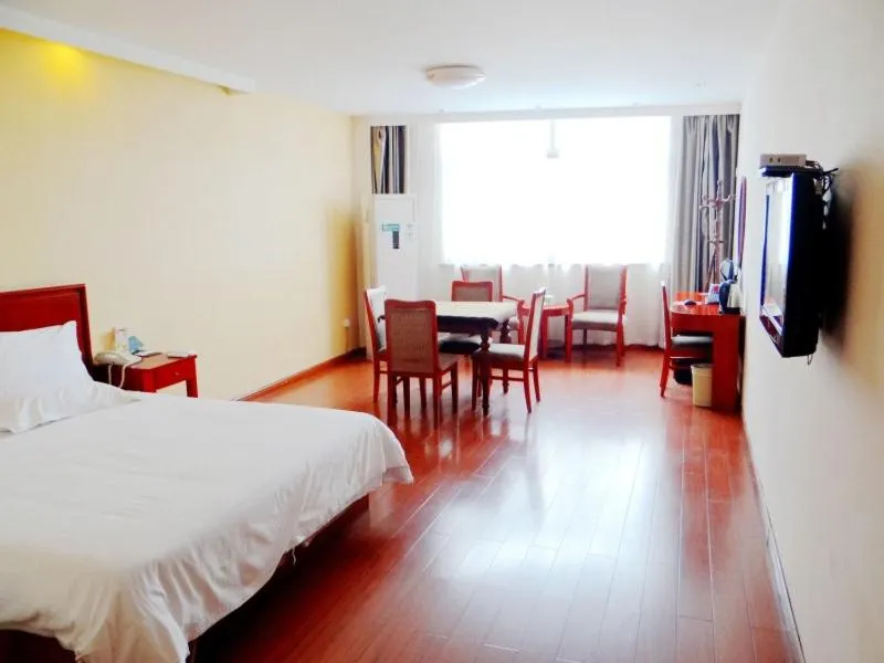 Bed in GreenTree Innn Jiangsu Changzhou Changhe Express Hotel