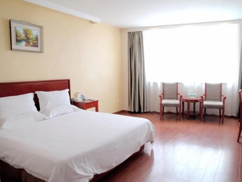 Bed in GreenTree Innn Jiangsu Changzhou Changhe Express Hotel