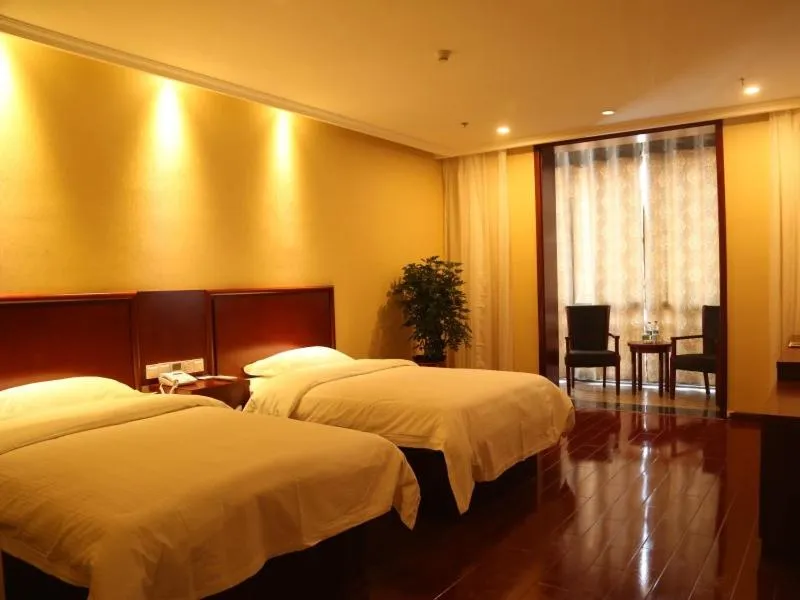 Bed in GreenTree Inn Jiangsu Suqian Xiangwang Guli South Xingfu Road Business Hotel