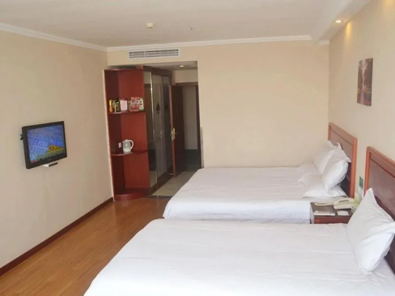 Bed in GreenTree Inn Jiangsu Suqian Siyang Bus Station Business Hotel