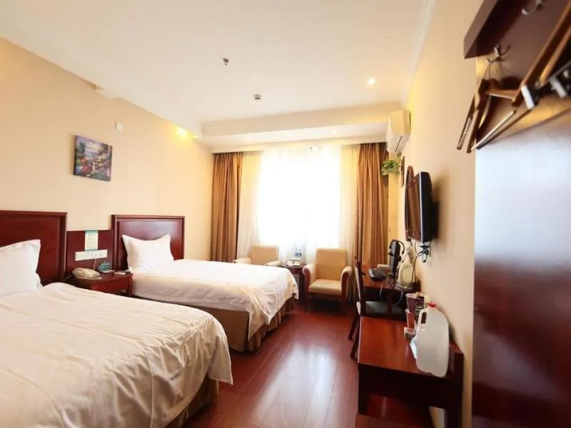 Bed in GreenTree Inn Hefei Maanshan Road Qiupuhe Road Subway Station Business Hotel