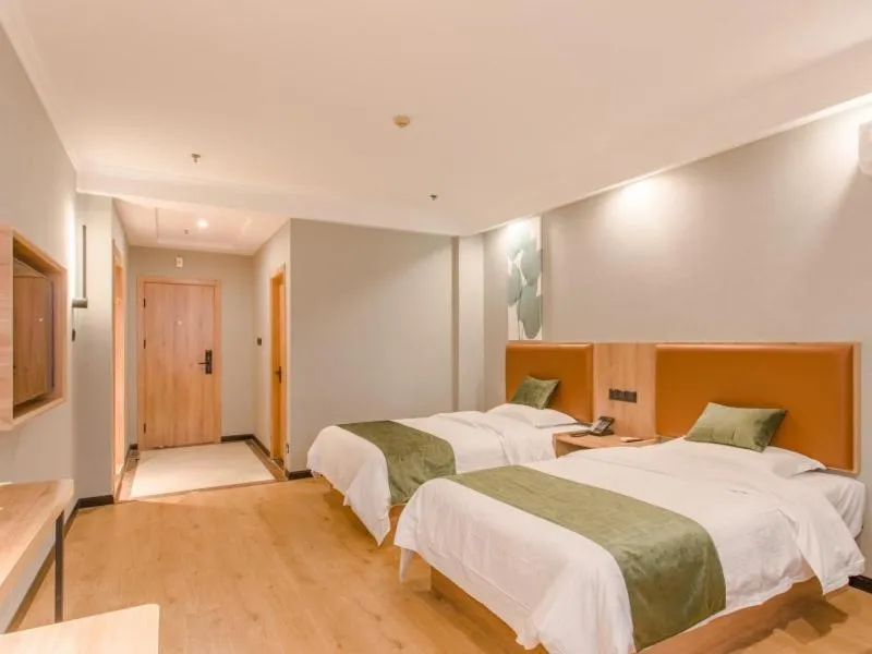 Bed in Greentree Inn Hefei Yakun Plaza Branch