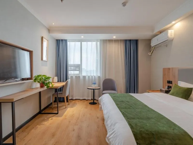 Bed in Greentree Inn Hefei Yakun Plaza Branch