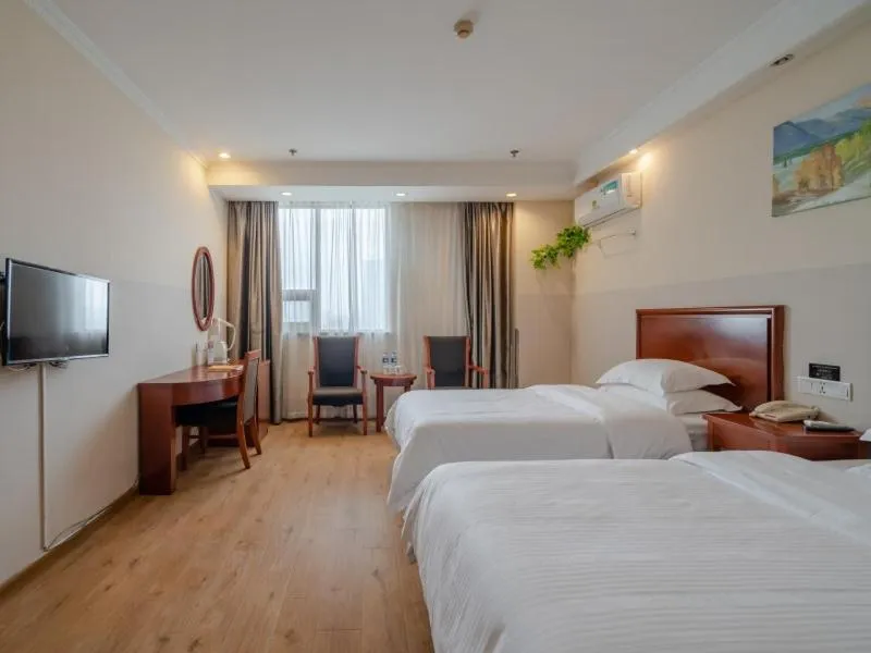 Bed in Greentree Inn Hefei Yakun Plaza Branch