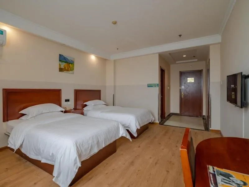 Bed in Greentree Inn Hefei Yakun Plaza Branch