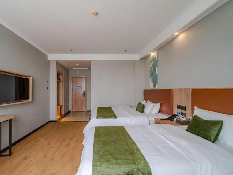 Bed in Greentree Inn Hefei Yakun Plaza Branch
