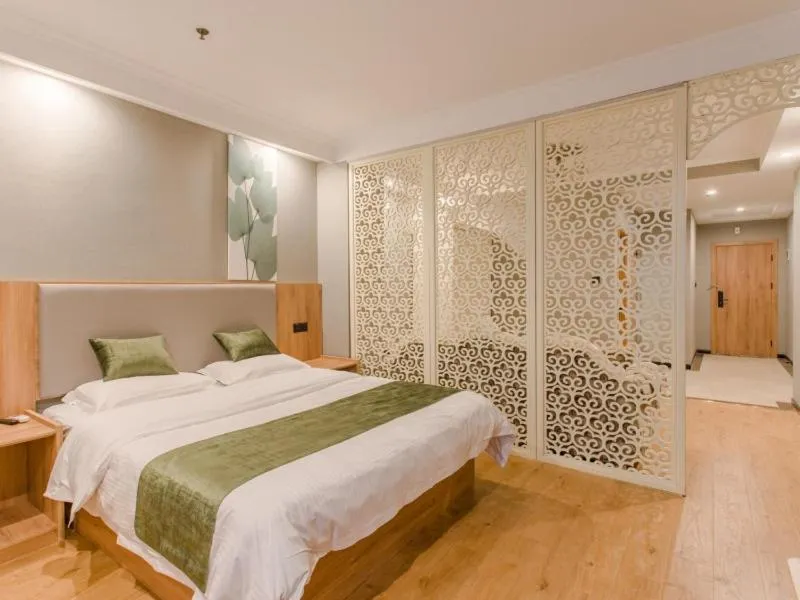 Bed in Greentree Inn Hefei Yakun Plaza Branch