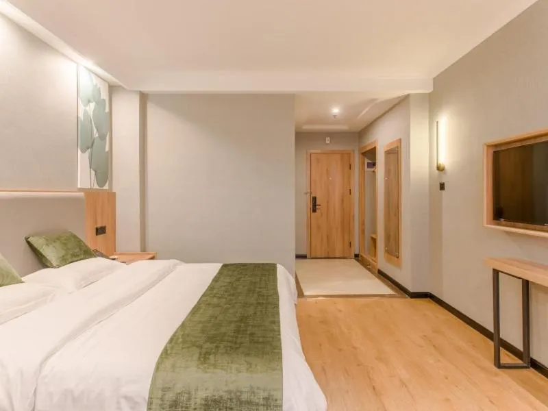 Bed in Greentree Inn Hefei Yakun Plaza Branch