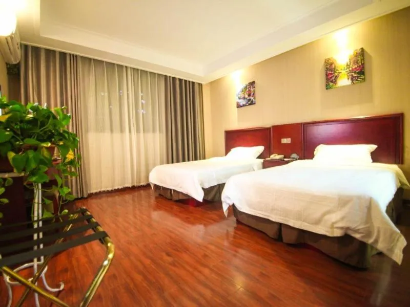 Bed in Greentree Inn Anhui Hefei Bianhe Road Yuanshangyuan Express Hotel
