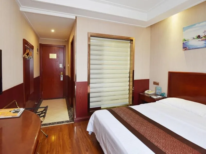 Bed in Greentree Inn Anhui Hefei Bianhe Road Yuanshangyuan Express Hotel