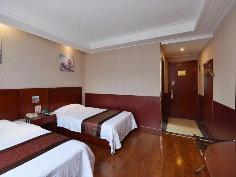 Bed in Greentree Inn Anhui Hefei Bianhe Road Yuanshangyuan Express Hotel