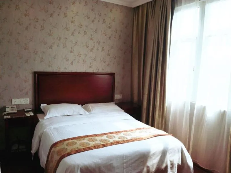 Bed in GreenTree Inn Zhejiang Ningbo Dongqian Lake Yinxian Avenue North Mozhi Road Business Hotel