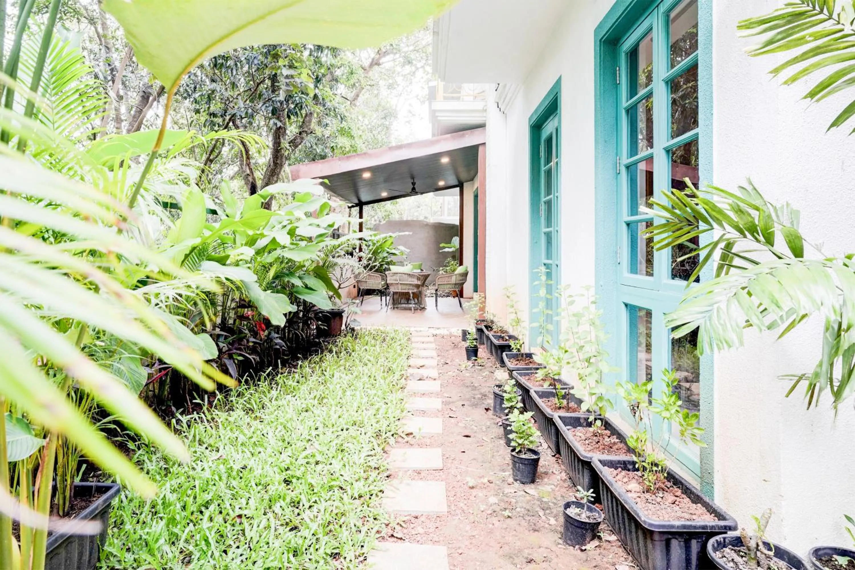 Lobby or reception in DanCenter Havana Villa Siolim | 3BHK | Pvt Pool | Goa