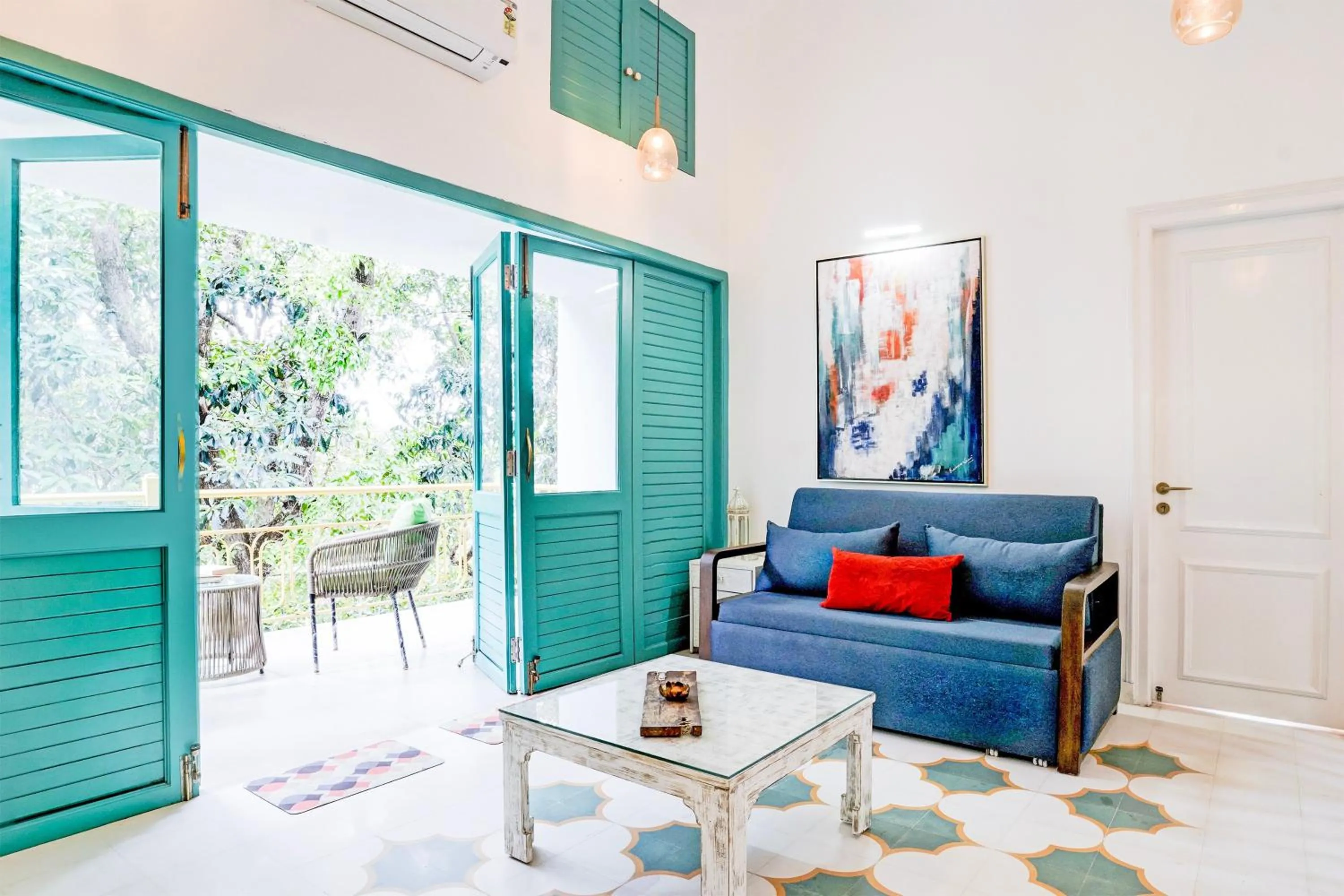 Lobby or reception in DanCenter Havana Villa Siolim | 3BHK | Pvt Pool | Goa