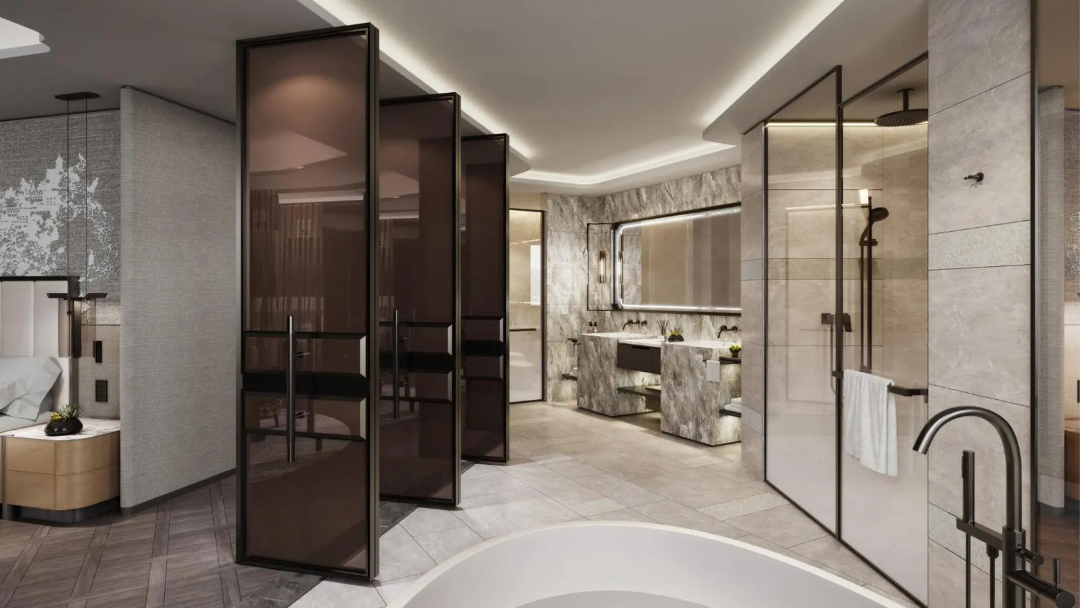 Standard King Room with City View and Lounge Access in HUALUXE Zhongshan City Center