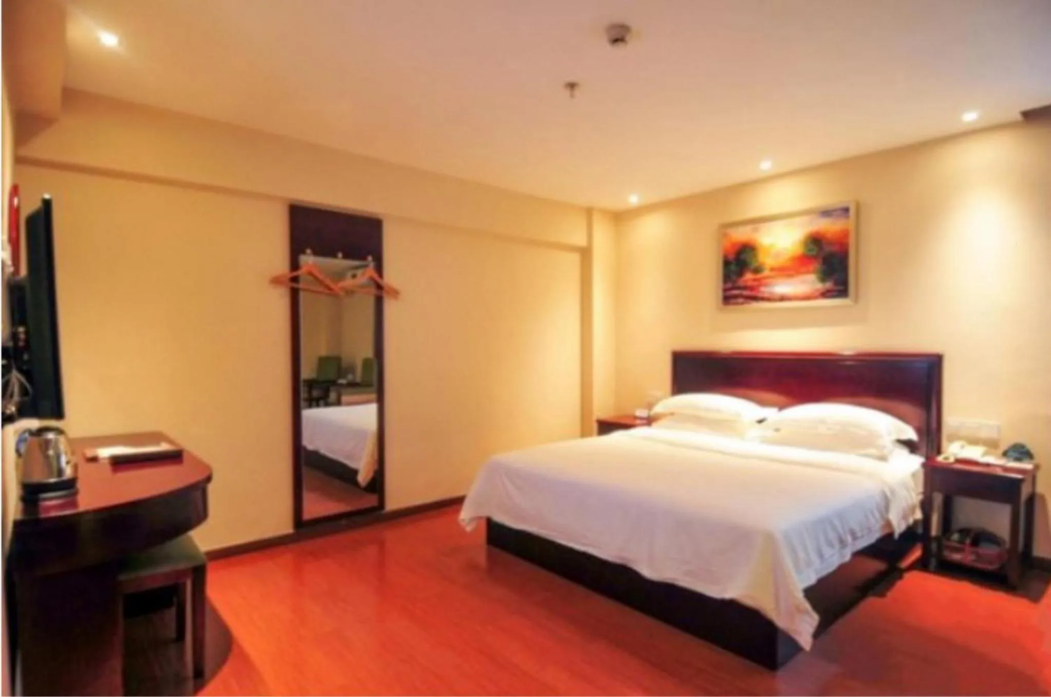 Bed in GreenTree Inn Hainan Haikou Haifu Road Provincial Government Express Hotel