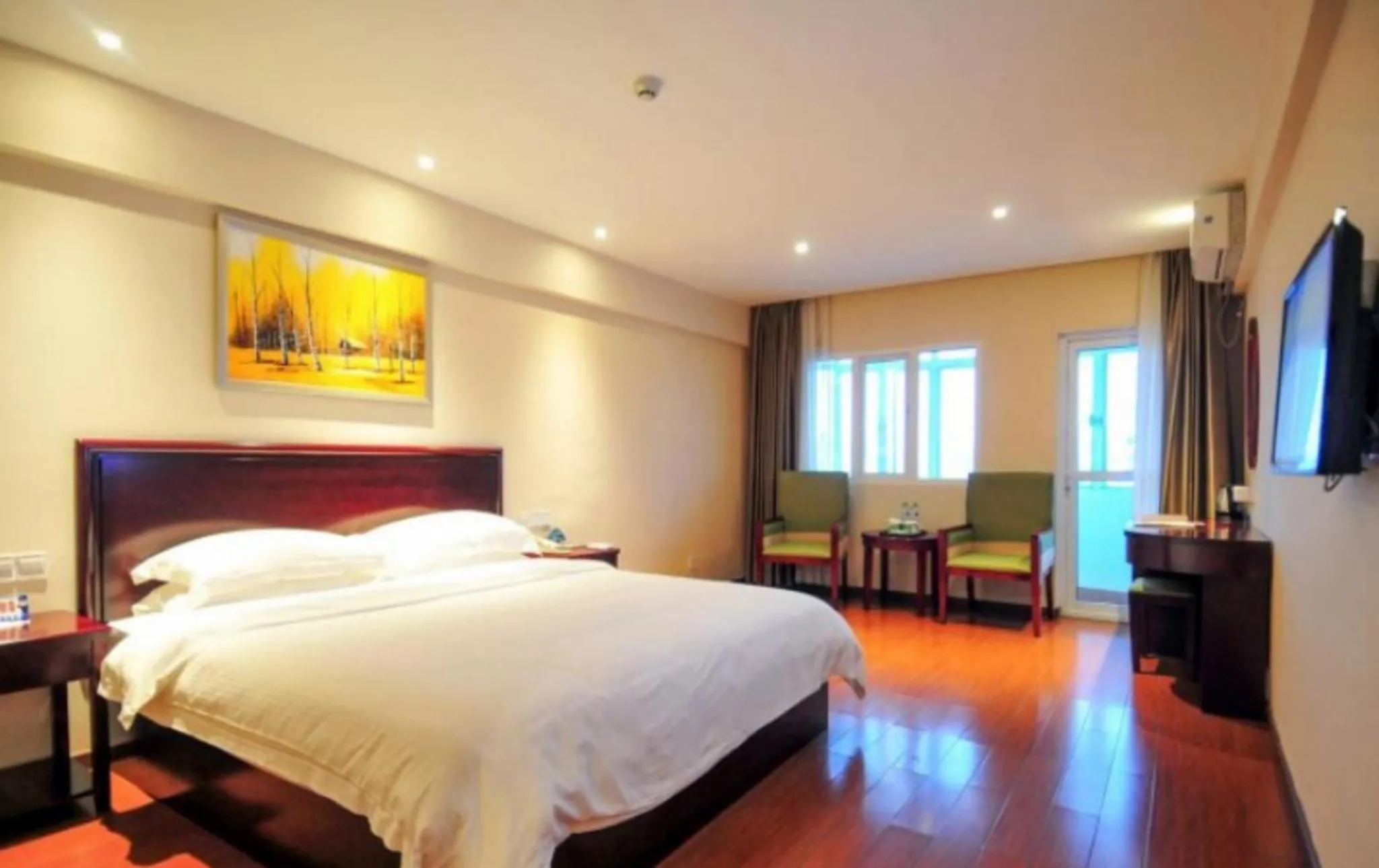 Bed in GreenTree Inn Hainan Haikou Haifu Road Provincial Government Express Hotel