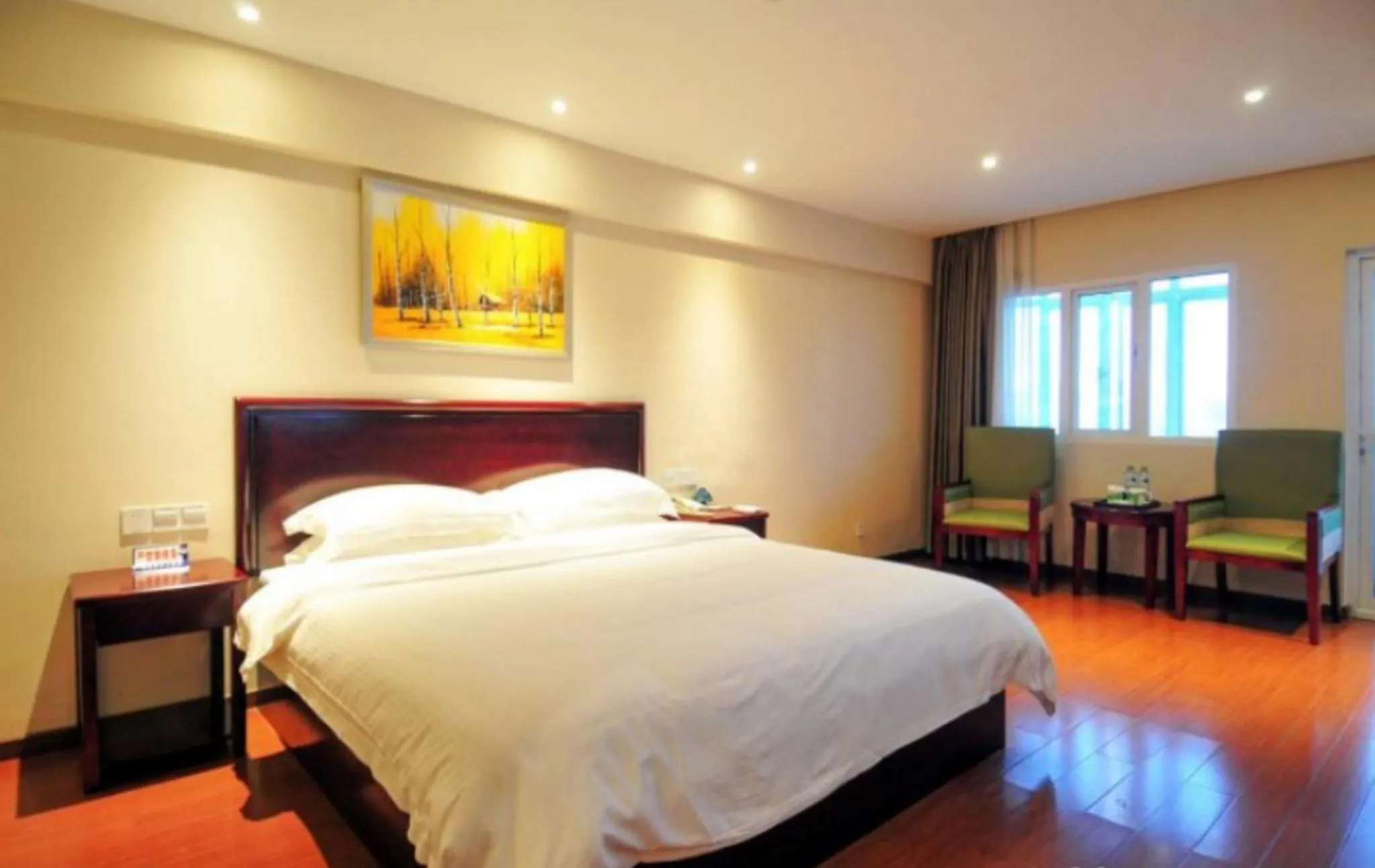Bed in GreenTree Inn Hainan Haikou Haifu Road Provincial Government Express Hotel