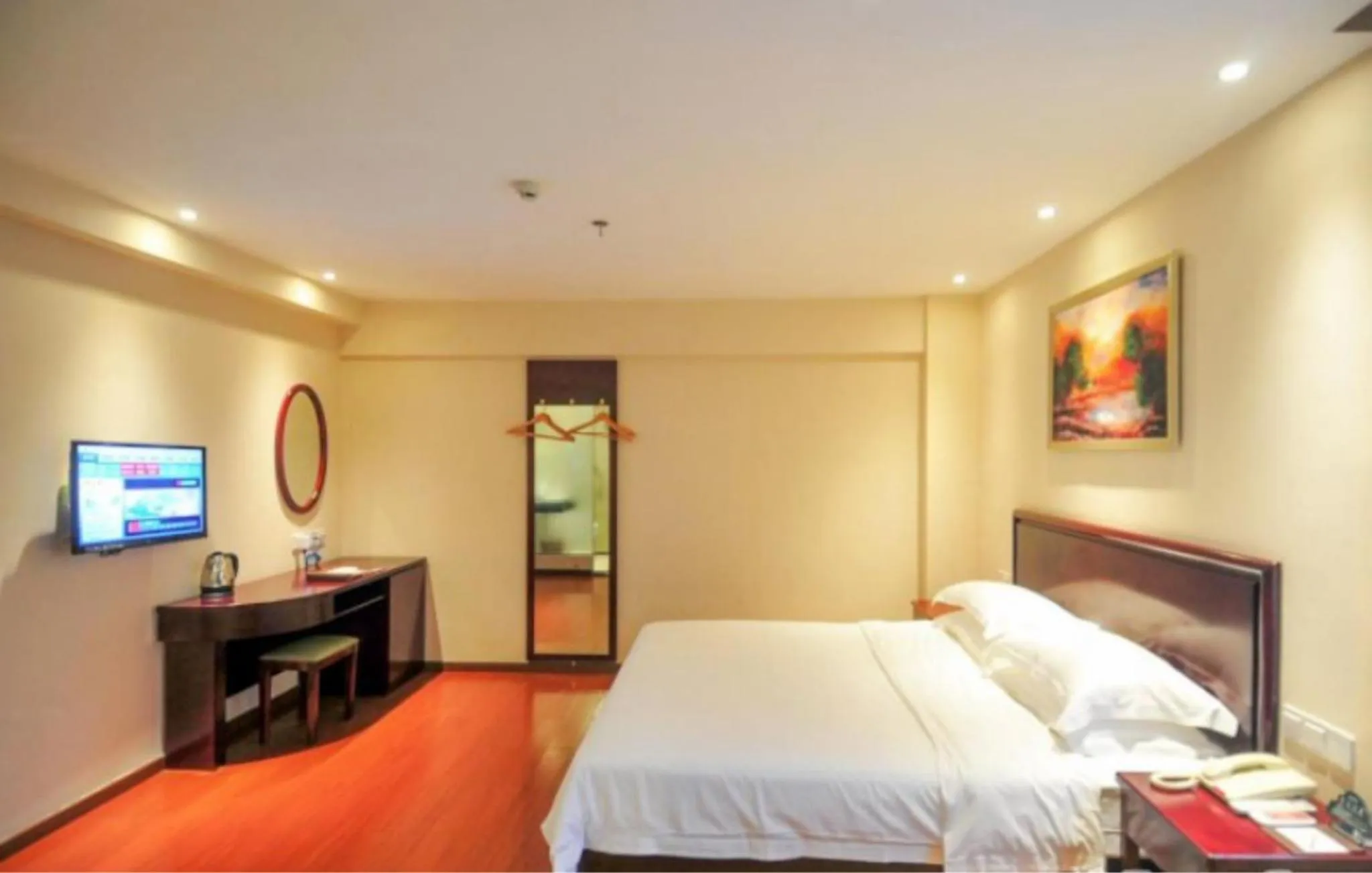 Bed in GreenTree Inn Hainan Haikou Haifu Road Provincial Government Express Hotel