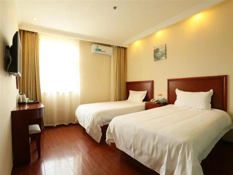 Bed in GreenTree Inn Beijing Fengtai District Lugou Bridge Middle Xiaoyue Road Shell Hotel