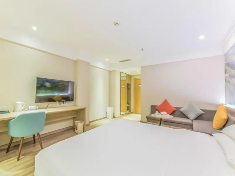 Bed in GreenTree Inn ShangHai SongJiang SongDong Business Hotel