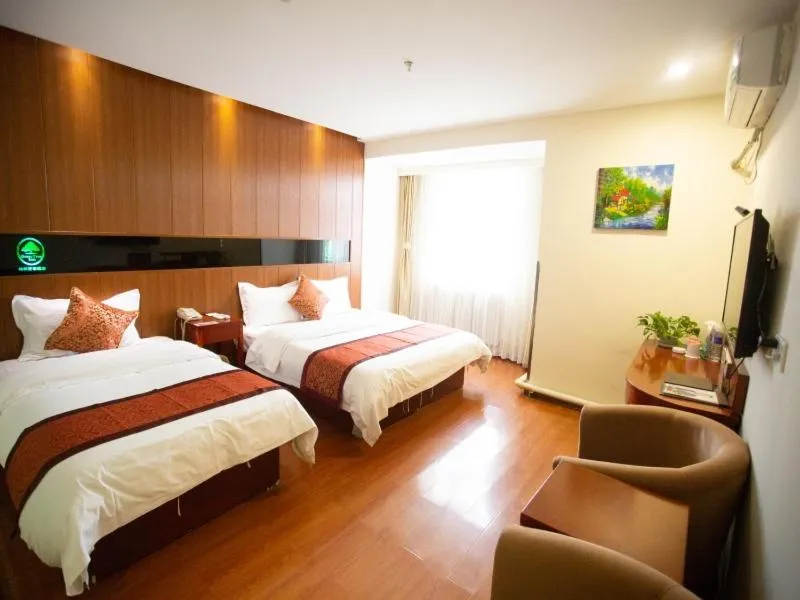 Bed in GreenTree Inn TianJin Ji County South YuYang Road GuLou Square Express Hotel